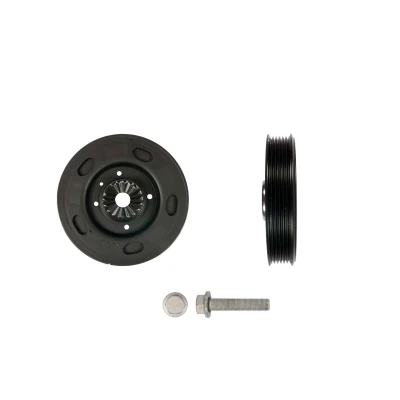 Image of 06H105243Q Crankshaft Pulley GATES TVD1147A 143mm with accessories AUDI: A8 D4, A7 Sportback, A5 B8 Coupe, VOLKSWAGEN: Amarok Pickup, Golf 5, Polo VI
