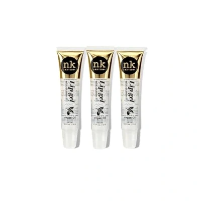 Image of NK Lip gloss gel 15ml Vitamin E, Shiny, Nourishes, (Argan Oil, Pack Of 3)