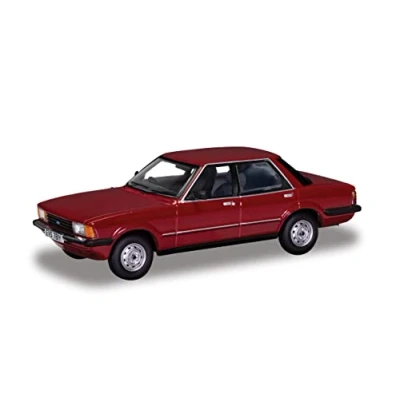 Image of Corgi Ford Cortina Mk5 1.6GL, Cardinal Red Vangaurds Diecast Model