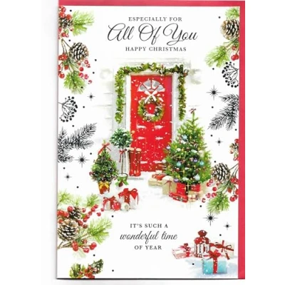 Image of Christmas Card For All Of You 23 x 15 Cm (9 6 inches) Especially Happy