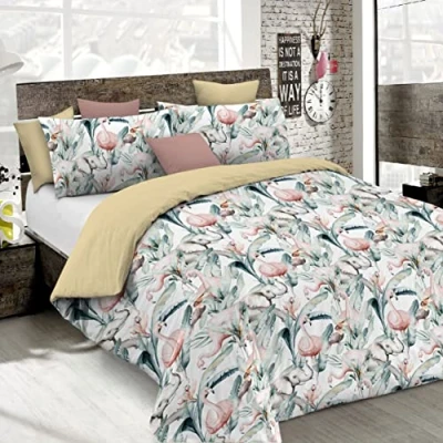 Image of Italian Bed Linen Duvet Cover Fashion, microfiber, Denny, Double
