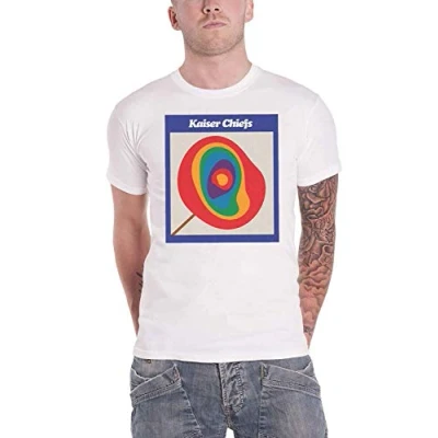 Image of Kaiser Chiefs Men&#039;s KAISTS04MW02 T Shirt, White, Medium