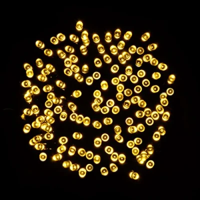 Image of Mr Crimbo 960 Warm White USB Power LED Christmas Lights 8 Function Flashing Timer Outdoor