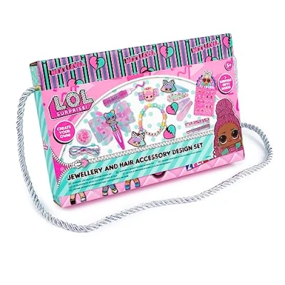 Image of L.O.L. Surprise! Jewellery And Hair Accessory Set Make Your Own Accessories Bracelet Making Lol Surprise Dolls Gifts For Girls
