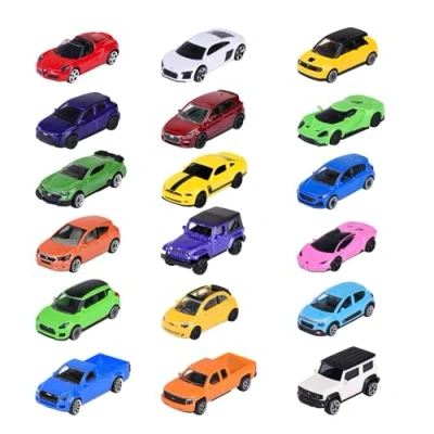 Image of Majorette 212053051 Street 1 of 18 Random Toy (7.5 cm), with Freewheel and Suspension, Small Model car for Children Aged 3 up, Multicoloured, Standard Size