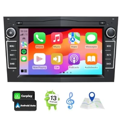 Image of [2+32G] Eonon Android 13 Car Stereo Compatible with Opel Antara,Astra,Corsa,Meriva,Vectra,Zafira 7&quot;Doppel DIN Touchscreen Wireless CarPlay Auto, Bluetooth 5.0 DSP RDS DAB+OBD2 Navi OPA13