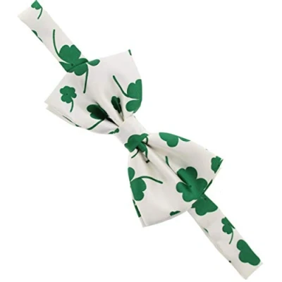 Image of Zac&#039;s Alter Ego Fancy Dress Clover Leaf Bow Tie