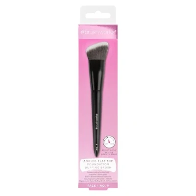 Image of Brushworks No. 9 Angled Flat Top Foundation Buffing Brush