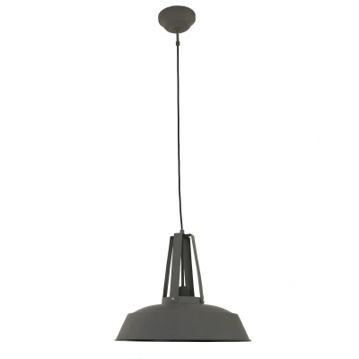 Image of Eden Dome Pendant Ceiling Lights Grey Dark Matt, Black Matt