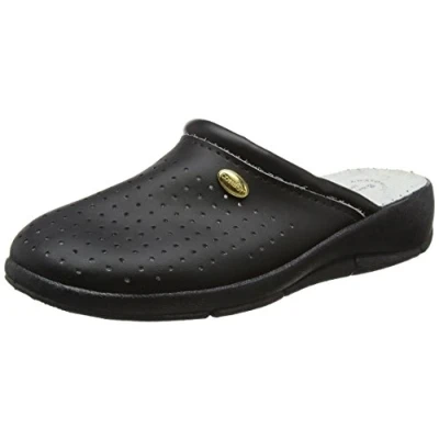 Image of World of Clogs &#039;San Malo&#039; Healthcare Clog in Black 39