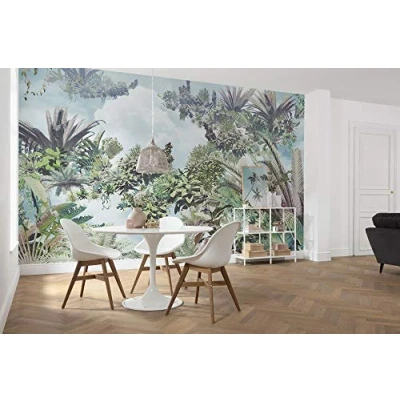 Image of Komar XXL 4 1025 Non Woven Photo Wallpaper Tropical Heaven Design Sheets Rainforest