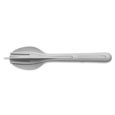 Image of koziol 4003663 KLIKK Cutlery Set, Plastic, Soft Grey
