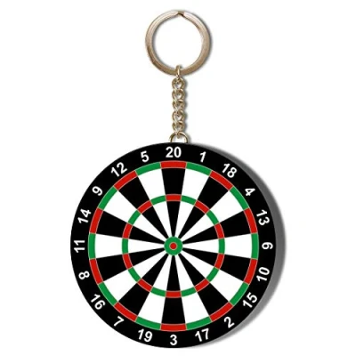 Image of Gift Insanity DART BOARD 58mm KEYRING BOTTLE OPENER