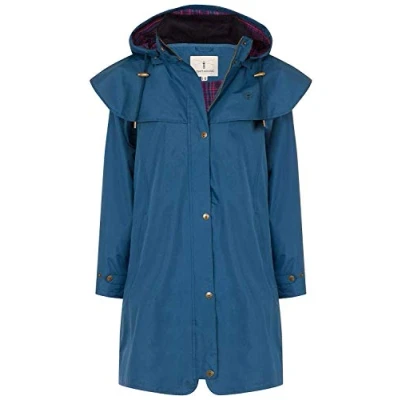 Image of LightHouse Outrider Womens 3/4 Length Waterproof Raincoat (Deep Sea, 22)