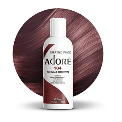 Image of Creative Image Adore 104 Sienna Brown Hair Colour 118 ml