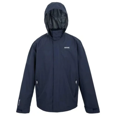 Image of Regatta Men&#039;s Water repellent Matt II Waterproof Jacket Navy, Size: L