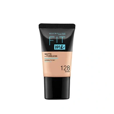 Image of Maybelline Fit Me Matte &amp; Poreless Liquid Foundation Warm Nude 128