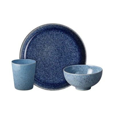 Image of Denby Studio Blue Children&#039;s Dining Set