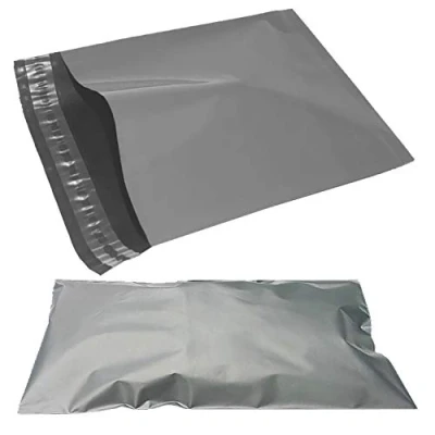Image of 100% Recycled and Recyclable Grey Polythene Mailing Bags (355x485mm)