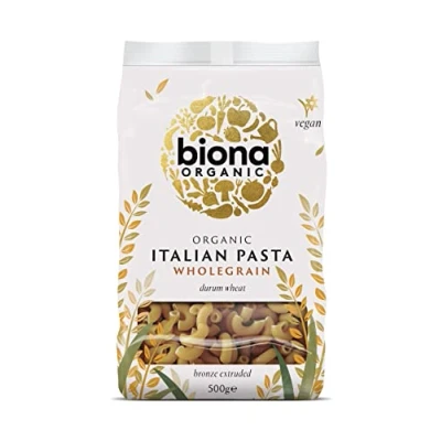 Image of Biona Organic Wholewheat Macaroni 500g (Pack of 12