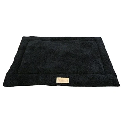 Image of Ellie Bo Large Black Sherpa Fleece Mat for 36 inch Dog Cage
