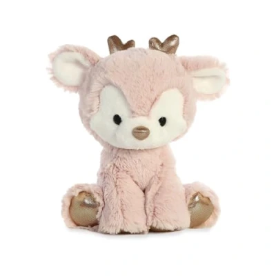 Image of Aurora, 99068, Glitzy Tots Reindeer, 8In, Soft Toy, Pink, Medium