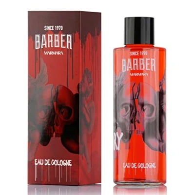 Image of Barber Marmara Love Memory Limited Edition Eau de Cologne 500ml Glass Bottle Aftershave 8% Fragrance Oil