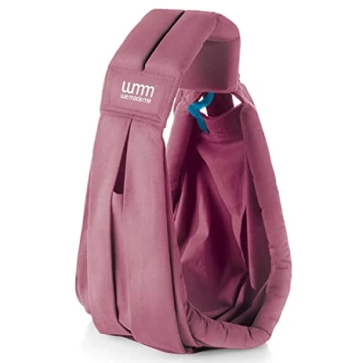 Image of We Made Me Smile Organic Baby Sling, Five Carry Positions, from 3.6 15.9kg, Berry
