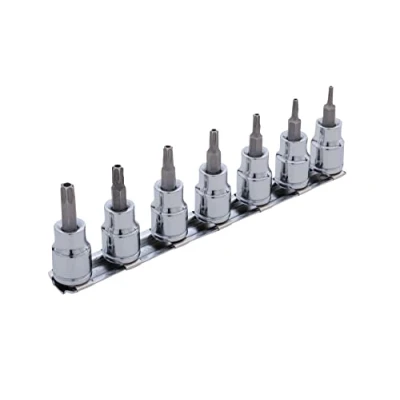 Image of Blue Spot Tools 7 PCE 3/8&quot; Security Torx Bit Set (T10 T40)
