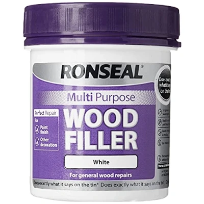 Image of Ronseal 34739 Multi Purpose Wood Filler White 250g