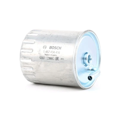 Image of 6110901252, 6110910001, 6110920001, 6110920701, A6110901252 Fuel Filter BOSCH 1 457 434 416 In Line 10mm MERCEDES BENZ: ML Class, CLK Coupe