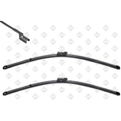 Image of A1668201045 Wiper blade SWF VisioFlex 119435 580, 650mm Front Beam with spoiler for left hand drive vehicles MERCEDES BENZ: ML Class, GLE Off Road, GL