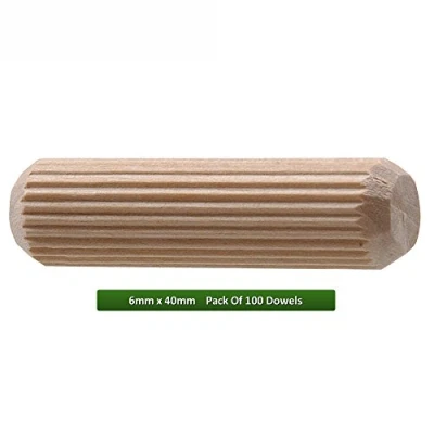 Image of Fort Fasteners Wooden Dowel 6mm x 40mm Pack of 100