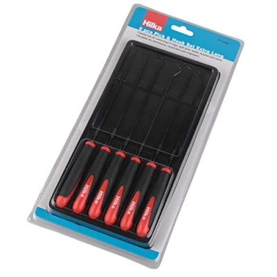 Image of Hilka 37104006 6 PCE Pick &amp; Hook Set Extra Long