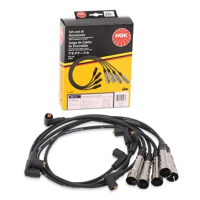 Image of 437998031B Ignition Lead Set NGK 0516 6 AUDI: 200 C3 Saloon, Cabriolet B4, Coupe B2, VOLKSWAGEN: Passat B2 Hatchback
