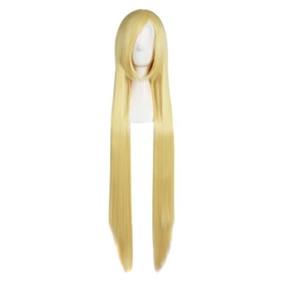 Image of MapofBeauty 40 Inches 100cm Blonde Long Straight Cosplay Costume Wig Fashion Party