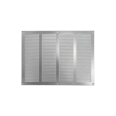 Image of 16&quot; x 12&quot; Inch / 400 300 mm Galvanized Air Vent Cover Steel Return Grilles for Ceiling and Sidewall HVAC with Insect Protection Screen (15.74 11.81 Inch, Galvanized)