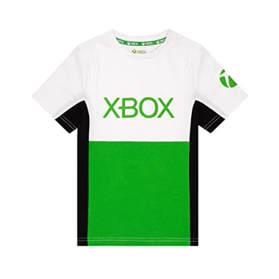 Image of Xbox T Shirt for Boys &amp; Girls Kids Block Green Game Logo Top Children Gamers Clothing Merchandise 11 12 Years