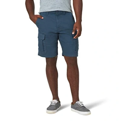Image of Wrangler Authentics Men&#039;s Classic Cargo Stretch Short, Midnight Blue, 38