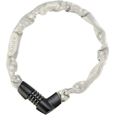 Image of ABUS Chain Lock Tresor 1385/75, Combination Lock, Made of Hardened Steel, 6 mm Square Chain, Security Level
