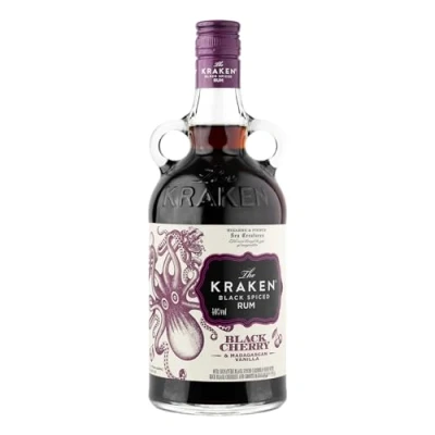 Image of Kraken Black Cherry And Madagascan Vanilla Spiced Rum 35cl
