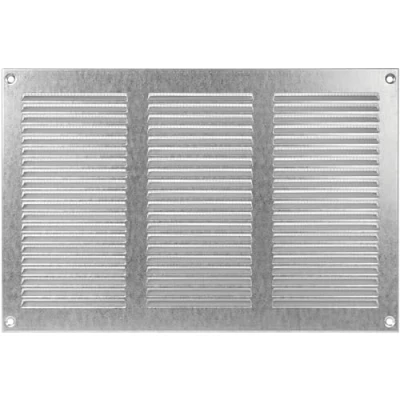 Image of 12&#039;&#039; x 8&#039;&#039; Inch / 300 200 mm Galvanized Air Vent Cover Steel Grilles for Ceiling and Sidewall HVAC with Insect Protection Screen (11.81&#039;&#039;x7.87&#039;&#039; Inch, Galvanized)