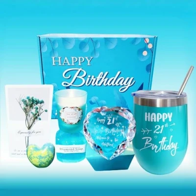Image of 21st Birthday Gifts for Her,21st Her Daughter, Girls Gifts, Pamper Granddaughter Niece Sister Best Friend,Girlfriend,21st Present