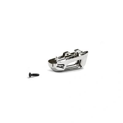 Image of Volkswagen Main Key Chrome Plated Cap for Compatible Vehicles, Color: Black/Chrome, Model Number: 5G0959893JFOD