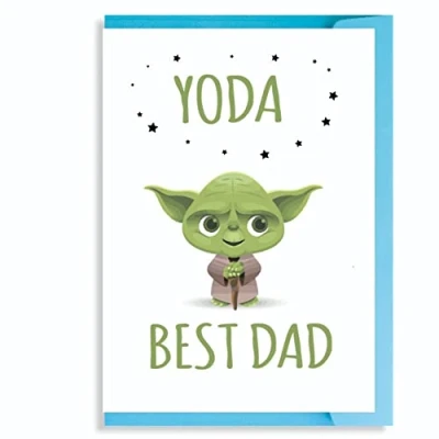 Image of Greetings Card Comedy Rude Funny Humour Birthday or Fathers Day Dad Daddy F1 YODA