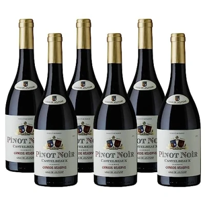 Image of Case of 6 Castelbeaux Pinot Noir 75cl Red Wine