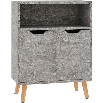 Image of vidaXL Sideboard Concrete Grey 60x30x72 cm Engineered Wood