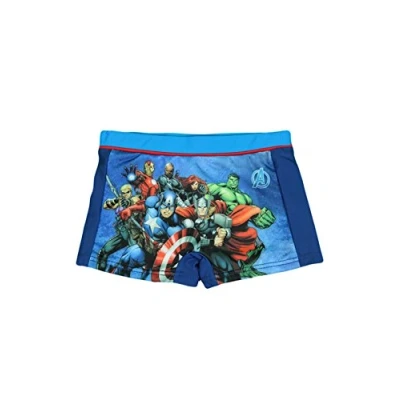 Image of AVENGERS Boys Official Swimwear Swimming Shorts Age 3 to 8 Years