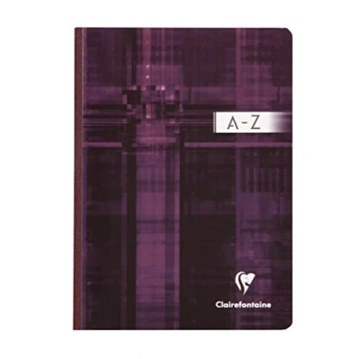 Image of Clairefontaine 9549C Lot de 5 Répertoires Brochures Dos Toilé A5 14,8x21 cm 192 Pages Petits Carreaux Papier Blanc 90 g Couverture Carte Pelliculée Couleurs Aléatoires