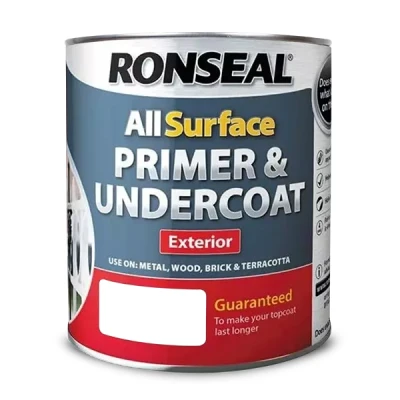 Image of Ronseal 37559 All Surface Primer and Undercoat, White, 750ml